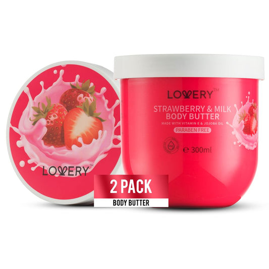 Strawberry Milk Whipped Body Butter - 2 Pack