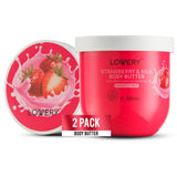 Strawberry Milk Whipped Body Butter - 2 Pack