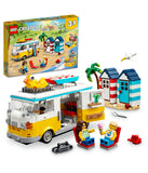 LEGO Creator Beach Camper Van 31138 Building Toy Set (556 Pieces)