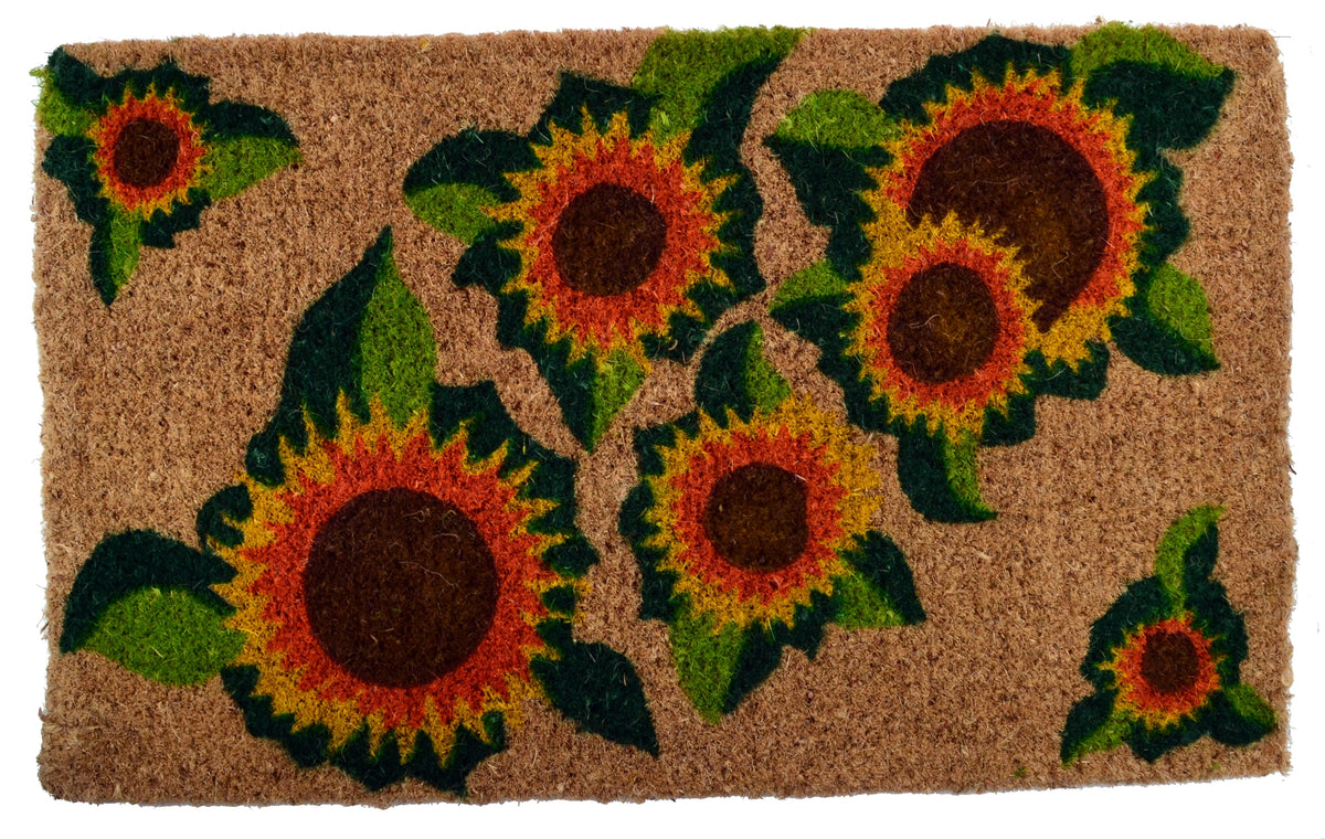 Happy Sunflowers Doormat
