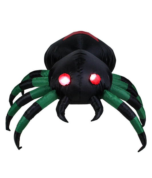 Lighted Inflatable Halloween Spider Outdoor Yard Decoration