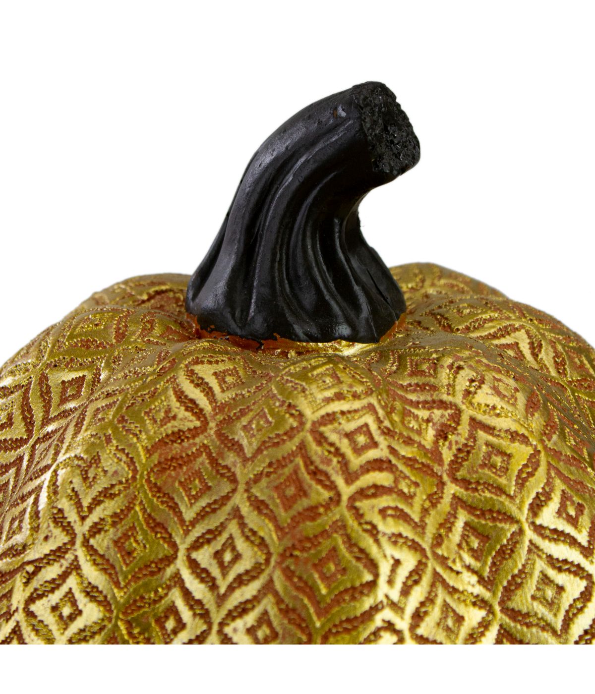 Textured Greek Key Pumpkin Fall Decoration Multi