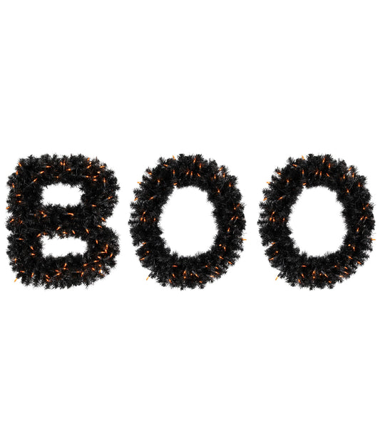 Lighted Boo Sign Halloween Decoration