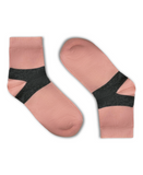 LECHERY HEEL-STRIPE PATTERN COTTON SOCKS