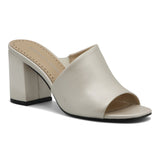 Albi Block Heeled Slide