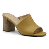 Albi Block Heeled Slide