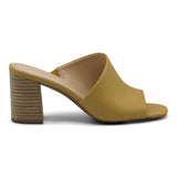 Albi Block Heeled Slide