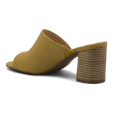 Albi Block Heeled Slide