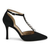 Grandstand T-strap Embellished Pumps