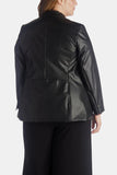 Plus Size Vegan Leather Faux Double Breasted Jacket – Gordmans