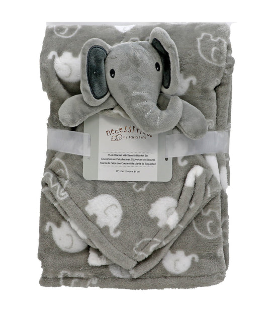 Baby Boys and Baby Girls Blanket with Matching Nunu Gray