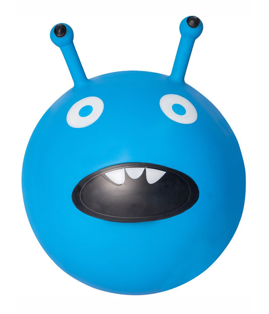 Child Inflatable Monster Ball Bounce and Ride-on Toy Royal Blue Monster