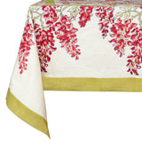 Wisteria Green/Pink Tablecloth
