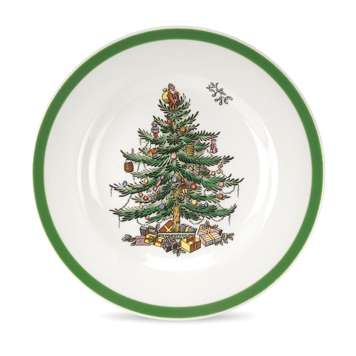 Christmas Tree Bread & Butter Plates Set of 4