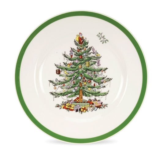 Christmas Tree Salad Plate Set of 4