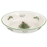 Christmas Tree Oval Rim Dish