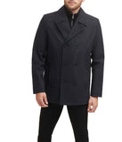 DB Classic Wool Peacoat With Rib Knit Inner Bib