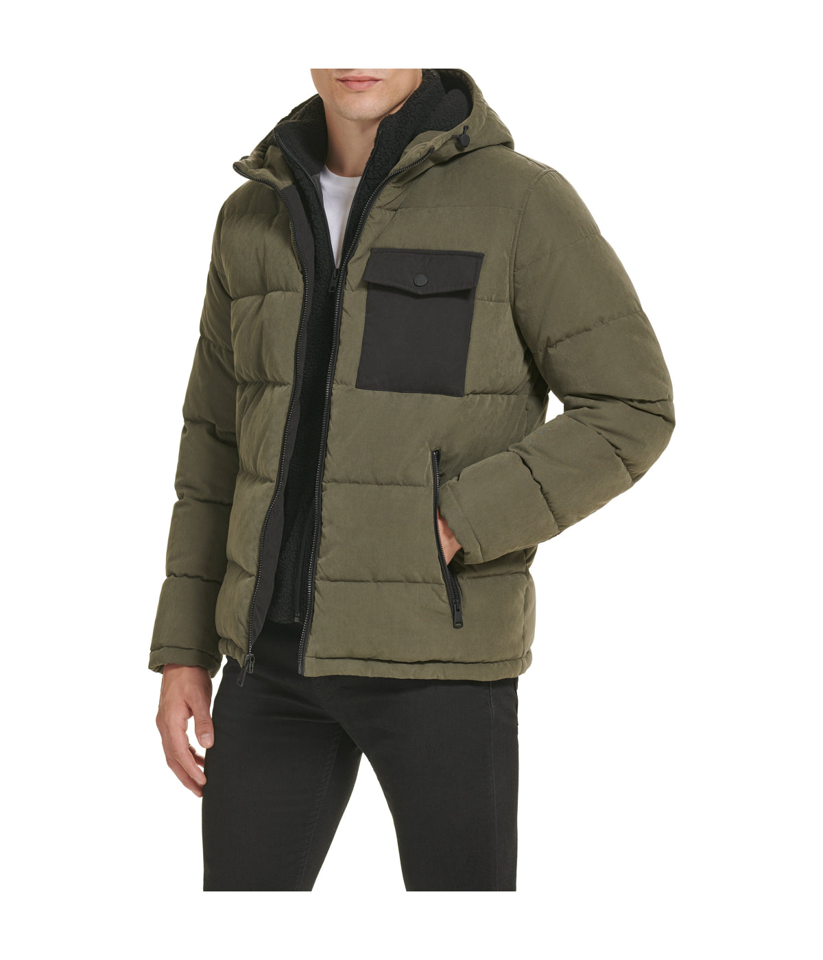 Peached Poly Midweight Quilted Jacket