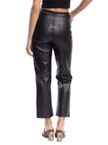 Vegan Leather Rib Cage Pant