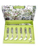 Botanic Garden Cheese Knife & 6 Spreaders