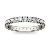 Charles & Colvard 1.04cttw Moissanite Eternity Band in 14k White Gold