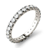 Charles & Colvard 1.04cttw Moissanite Eternity Band in 14k White Gold