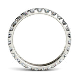 Charles & Colvard 1.04cttw Moissanite Eternity Band in 14k White Gold