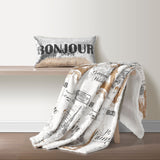 Paris Fleece Throw