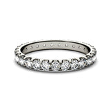 Charles & Colvard 0.96cttw Moissanite Eternity Band in 14k White Gold