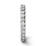 Charles & Colvard 0.96cttw Moissanite Eternity Band in 14k White Gold