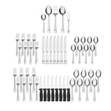 Sapphire Bay 53 Piece Flatware Set, Service for 8