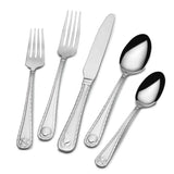 Antigua Frost 20 Piece Stainless Steel Flatware Set, Service for 4