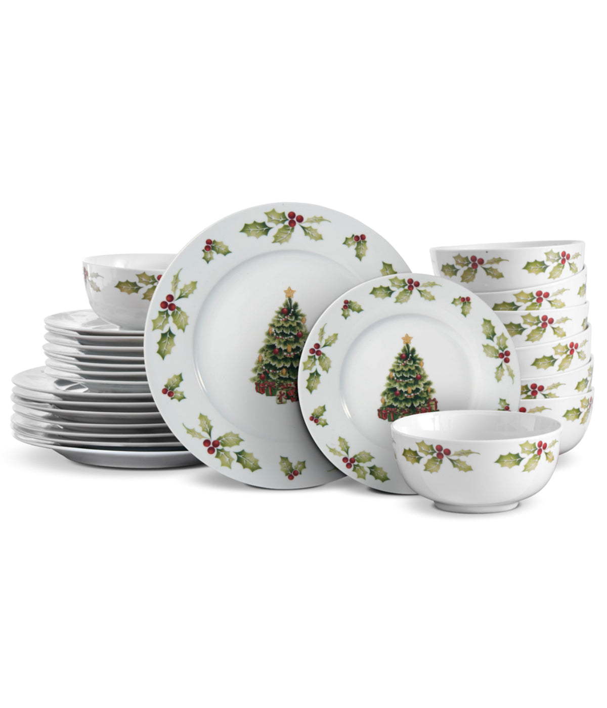 Christmas Day 24-Piece Dinnerware Set – Gordmans