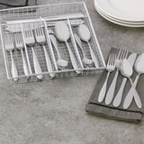 Jasmine 30 Piece Flatware Set with Caddy, Service for 4