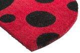 Half Round Ladybug Doormat