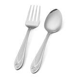 Mirage Frost 42 Piece Flatware Set with Caddy, Service fior 8