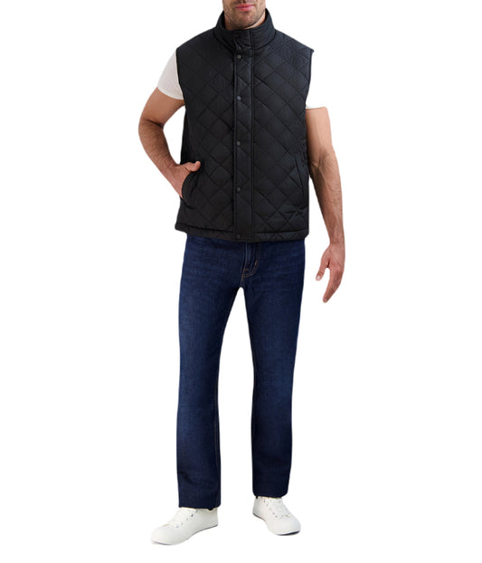 Quilted Vest Black