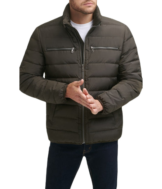 Mens Down Jacket Olive