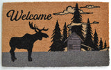 Moose Silhouette Doormat