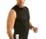 Hi-Neck Sleeveless Crewneck