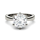 Charles & Colvard 3.10cttw Moissanite Solitaire Engagement Ring