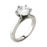 Charles & Colvard 1.90cttw Moissanite Solitaire Engagement Ring