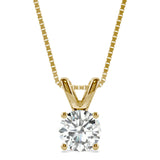 Charles & Colvard 1.90cttw Moissanite Solitaire Pendant