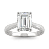 Charles & Colvard 3.55cttw Moissanite Emerald Cut Solitaire Ring