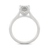 Charles & Colvard 2.52cttw Moissanite Emerald Cut Solitaire Ring