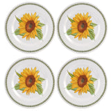 Botanic Garden Melamine Dinner Plates Set of 4