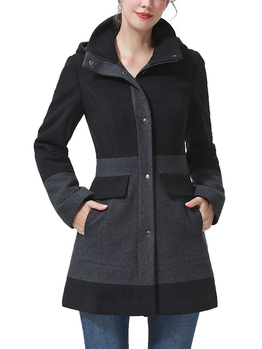 Women's Gia Hooded Wool Coat