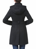 Women's Bel Hooded Wool Trench Coat