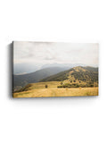 Grassy Hills and Mountains Canvas Art Print