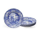 Blue Italian Soup Plates Set of 4